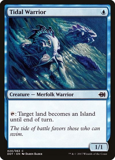 Tidal Warrior [Duel Decks: Merfolk vs. Goblins] | Exor Games Dartmouth