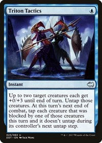 Triton Tactics [Duel Decks: Merfolk vs. Goblins] | Exor Games Dartmouth