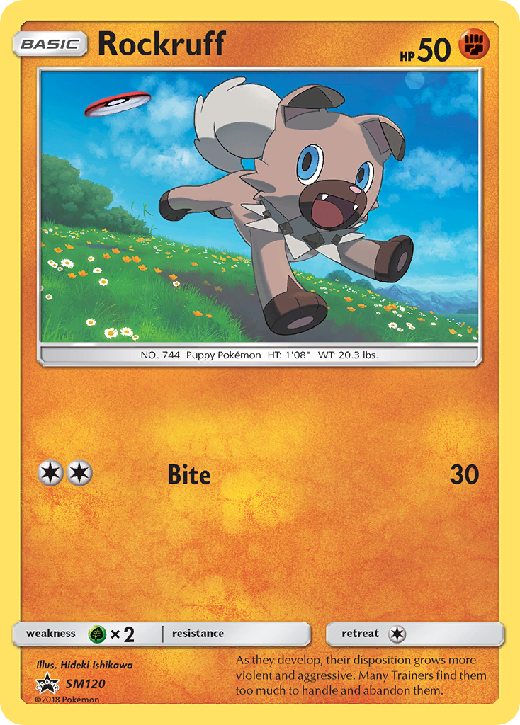 Rockruff (SM120) [Sun & Moon: Black Star Promos] | Exor Games Dartmouth