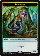 Dinosaur // Treasure (011) Token [Friday Night Magic 2017] | Exor Games Dartmouth