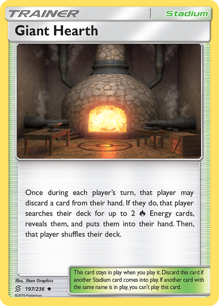 Giant Hearth (197/236) [Sun & Moon: Unified Minds] | Exor Games Dartmouth