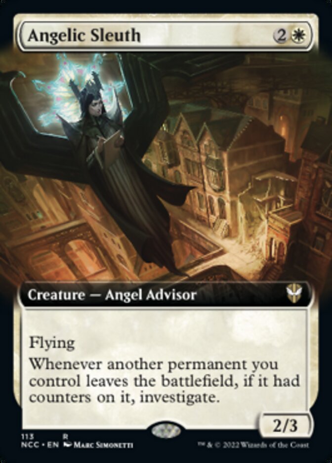 Angelic Sleuth (Extended Art) [Streets of New Capenna Commander] | Exor Games Dartmouth