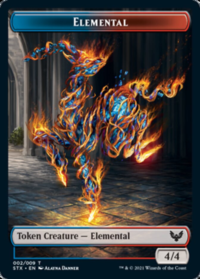 Drake // Elemental (002) Token [Commander 2021 Tokens] | Exor Games Dartmouth