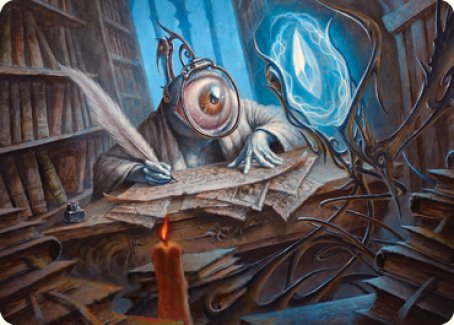 Unblinking Observer Art Card [Innistrad: Midnight Hunt Art Series] | Exor Games Dartmouth