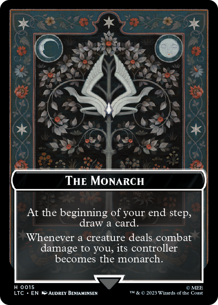 The Monarch // Treasure Double-Sided Token [The Lord of the Rings: Tales of Middle-Earth Commander Tokens] | Exor Games Dartmouth