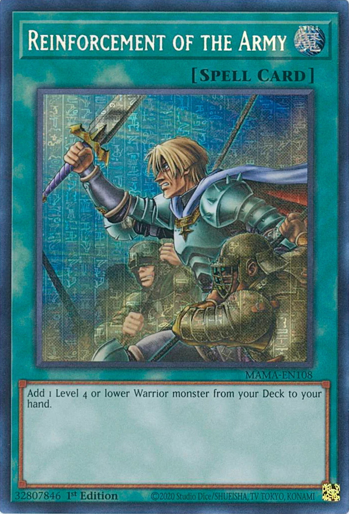 Reinforcement of the Army [MAMA-EN108] Ultra Pharaoh's Rare | Exor Games Dartmouth