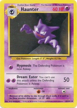 Haunter (29/102) [Base Set Unlimited] | Exor Games Dartmouth