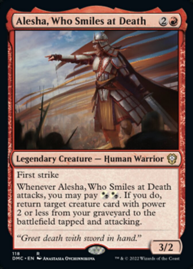 Alesha, Who Smiles at Death [Dominaria United Commander] | Exor Games Dartmouth