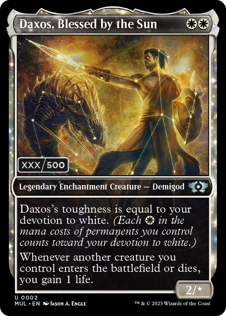 Daxos, Blessed by the Sun (Serialized) [Multiverse Legends] | Exor Games Dartmouth