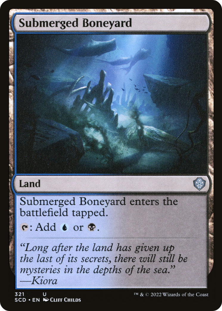 Submerged Boneyard [Starter Commander Decks] | Exor Games Dartmouth