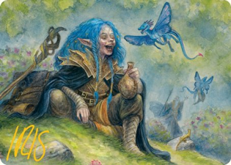 Feywild Trickster Art Card (Gold-Stamped Signature) [Dungeons & Dragons: Adventures in the Forgotten Realms Art Series] | Exor Games Dartmouth