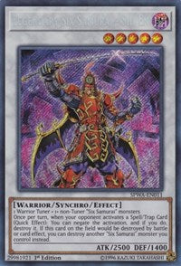 Legendary Six Samurai - Shi En [SPWA-EN011] Secret Rare | Exor Games Dartmouth
