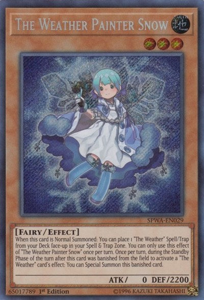The Weather Painter Snow [SPWA-EN029] Secret Rare | Exor Games Dartmouth