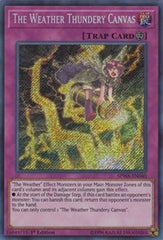 The Weather Thundery Canvas [SPWA-EN040] Secret Rare | Exor Games Dartmouth