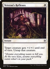 Veteran's Reflexes [Explorers of Ixalan] | Exor Games Dartmouth
