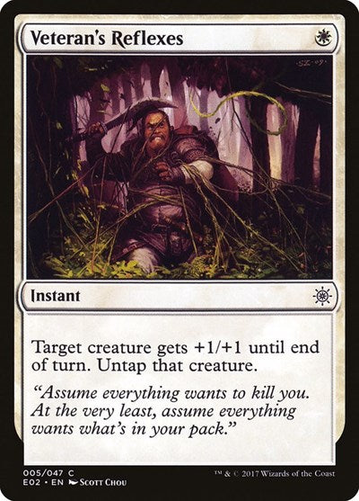 Veteran's Reflexes [Explorers of Ixalan] | Exor Games Dartmouth