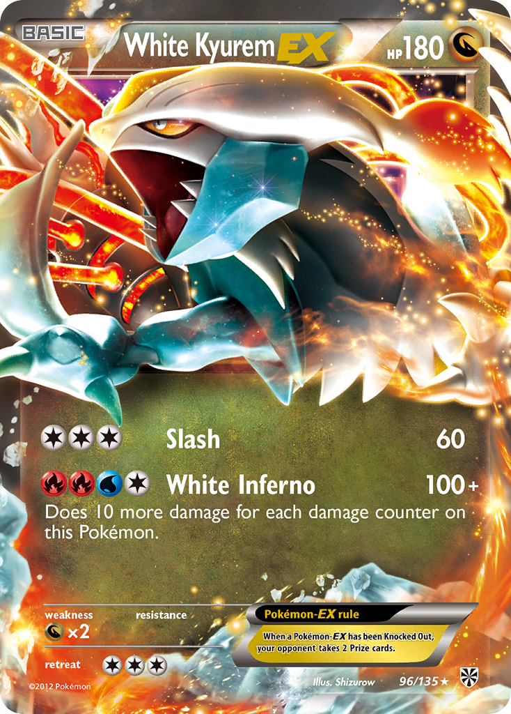 White Kyurem EX (96/135) [Black & White: Plasma Storm] | Exor Games Dartmouth