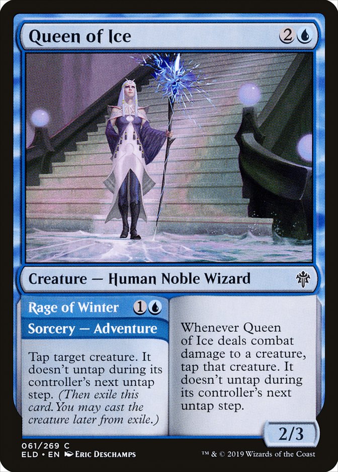 Queen of Ice // Rage of Winter [Throne of Eldraine] | Exor Games Dartmouth