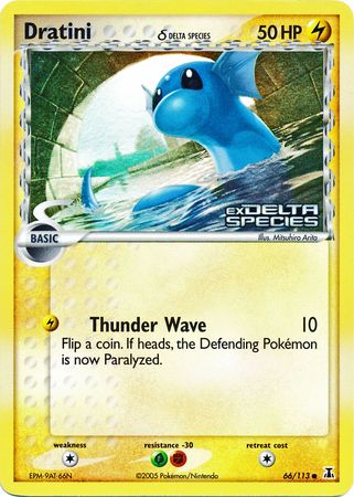 Dratini (66/113) (Delta Species) (Stamped) [EX: Delta Species] | Exor Games Dartmouth