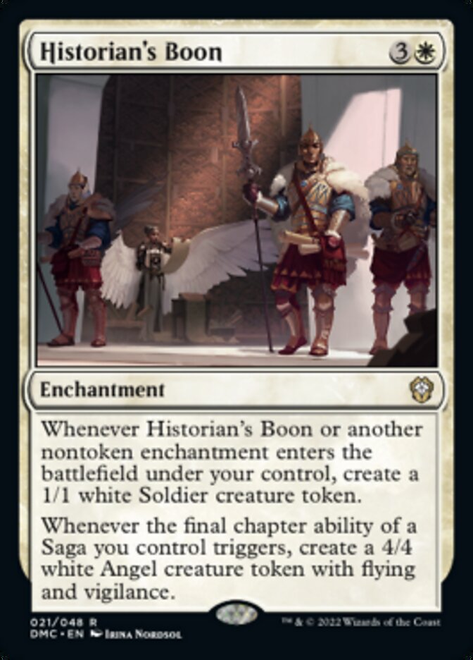 Historian's Boon [Dominaria United Commander] | Exor Games Dartmouth