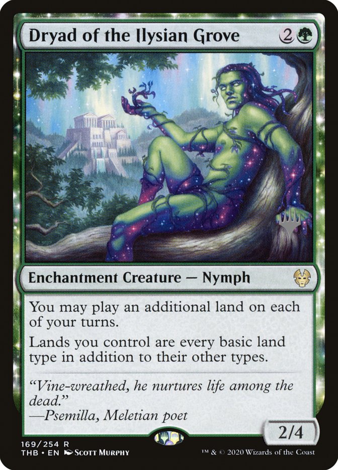 Dryad of the Ilysian Grove (Promo Pack) [Theros Beyond Death Promos] | Exor Games Dartmouth