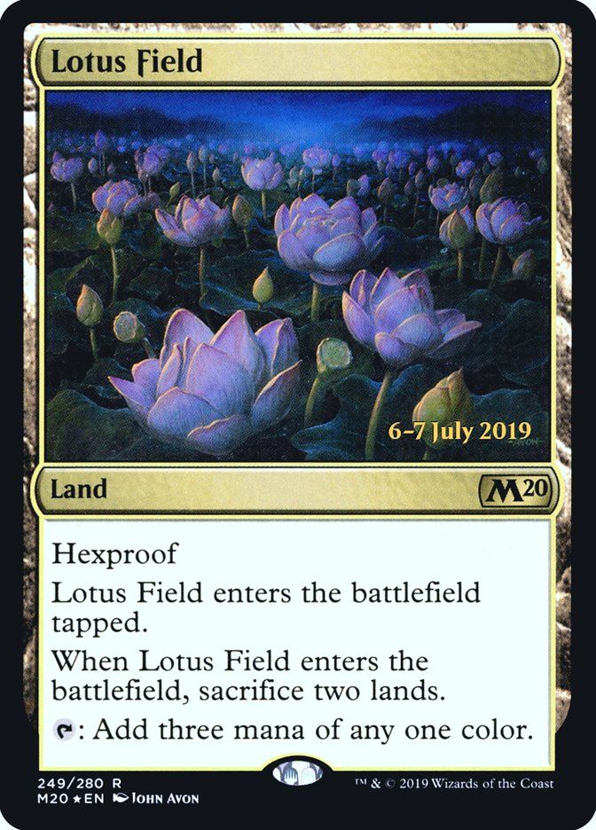 Lotus Field  [Core Set 2020 Prerelease Promos] | Exor Games Dartmouth