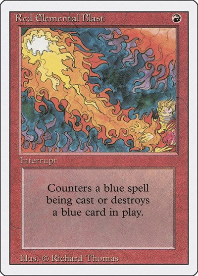 Red Elemental Blast [Revised Edition] | Exor Games Dartmouth
