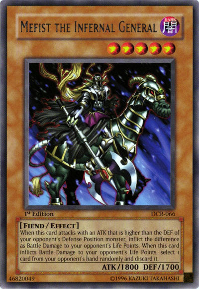 Mefist the Infernal General [DCR-066] Rare | Exor Games Dartmouth