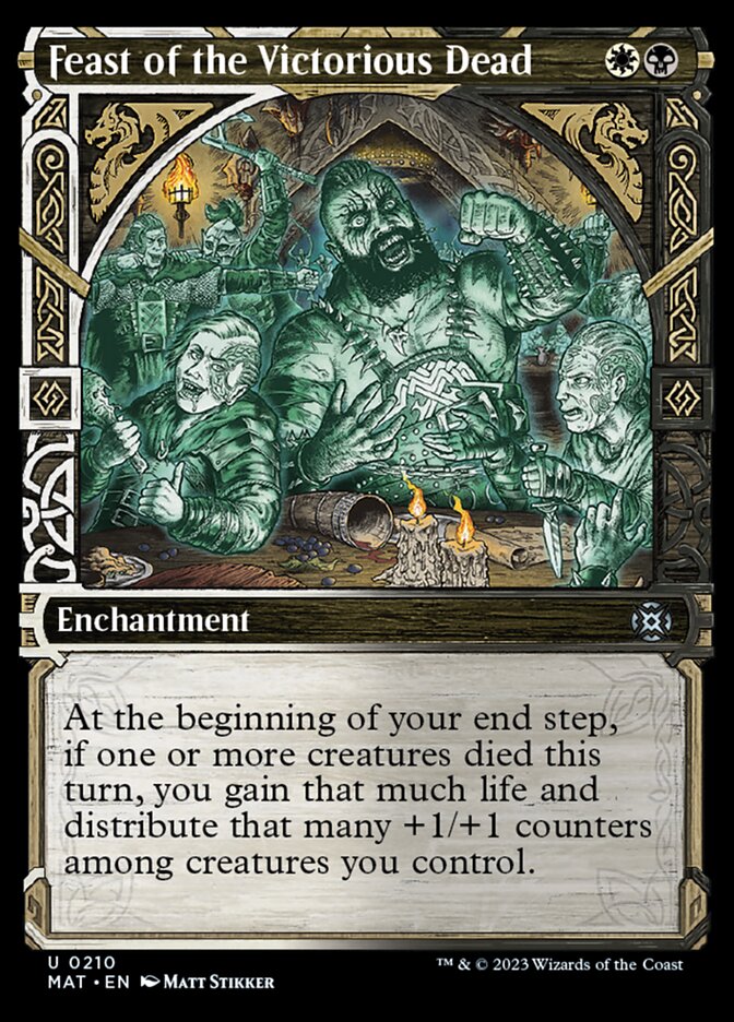 Feast of the Victorious Dead (Showcase Halo Foil) [March of the Machine: The Aftermath] | Exor Games Dartmouth