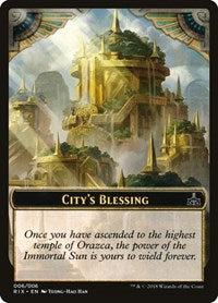 City's Blessing [Rivals of Ixalan Tokens] | Exor Games Dartmouth