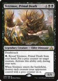 Tetzimoc, Primal Death [Rivals of Ixalan] | Exor Games Dartmouth