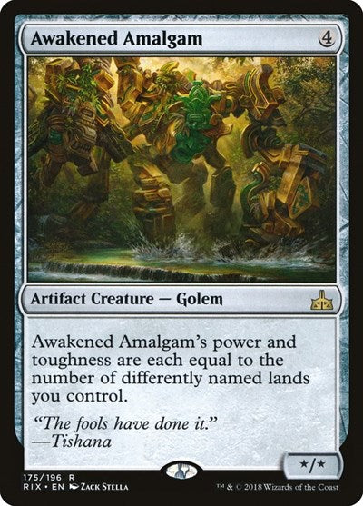 Awakened Amalgam [Rivals of Ixalan] | Exor Games Dartmouth