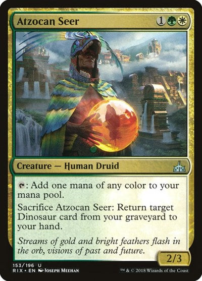 Atzocan Seer [Rivals of Ixalan] | Exor Games Dartmouth