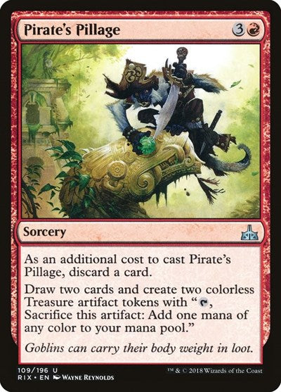 Pirate's Pillage [Rivals of Ixalan] | Exor Games Dartmouth