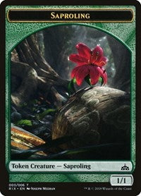 Saproling [Rivals of Ixalan Tokens] | Exor Games Dartmouth