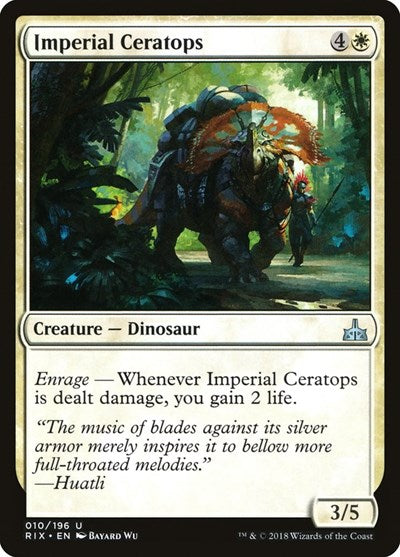 Imperial Ceratops [Rivals of Ixalan] | Exor Games Dartmouth