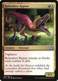 Relentless Raptor [Rivals of Ixalan] | Exor Games Dartmouth