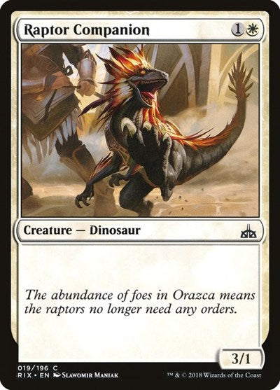 Raptor Companion [Rivals of Ixalan] | Exor Games Dartmouth