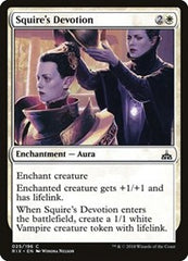 Squire's Devotion [Rivals of Ixalan] | Exor Games Dartmouth
