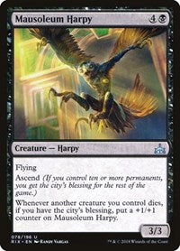 Mausoleum Harpy [Rivals of Ixalan] | Exor Games Dartmouth