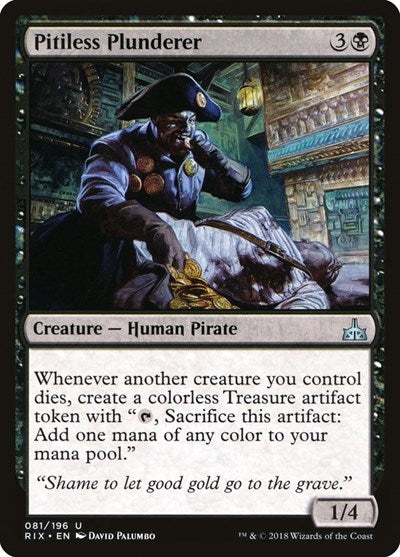 Pitiless Plunderer [Rivals of Ixalan] | Exor Games Dartmouth