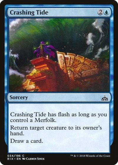 Crashing Tide [Rivals of Ixalan] | Exor Games Dartmouth