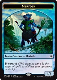 Merfolk // Treasure (001) Token [Friday Night Magic 2018] | Exor Games Dartmouth