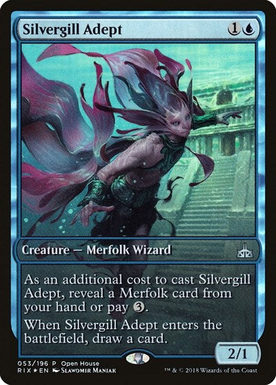 Silvergill Adept [Rivals of Ixalan Promos] | Exor Games Dartmouth