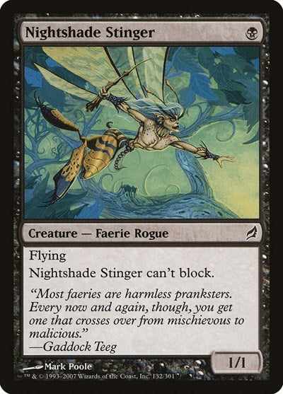 Nightshade Stinger [Lorwyn] | Exor Games Dartmouth