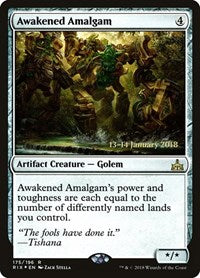 Awakened Amalgam [Rivals of Ixalan Promos] | Exor Games Dartmouth