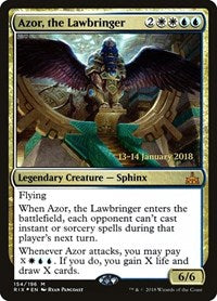 Azor, the Lawbringer [Rivals of Ixalan Promos] | Exor Games Dartmouth