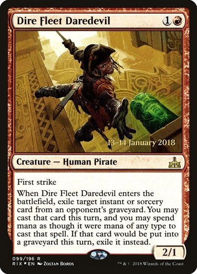 Dire Fleet Daredevil [Rivals of Ixalan Promos] | Exor Games Dartmouth