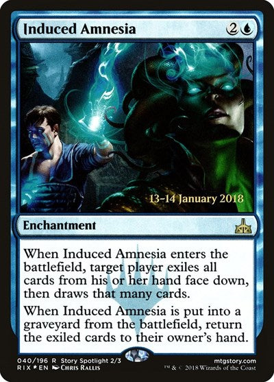 Induced Amnesia [Rivals of Ixalan Promos] | Exor Games Dartmouth