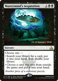 Mastermind's Acquisition [Rivals of Ixalan Promos] | Exor Games Dartmouth